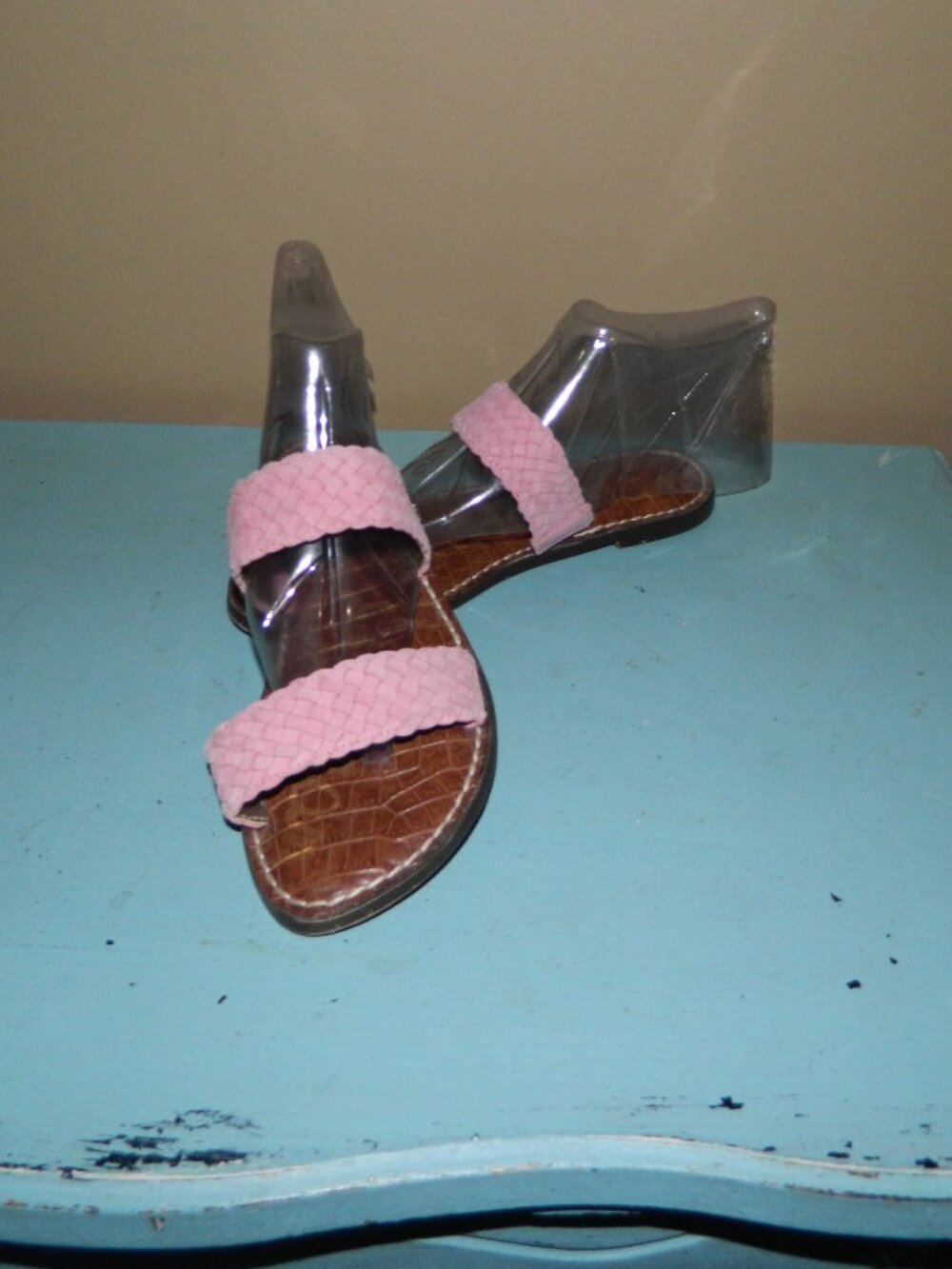 Sam Edelman Gala 2 Braided Basketweave Slides Sandals Sz 6 - Picture 1 of 5
